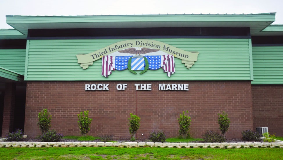 National Training Center and 11th Armored Cavalry Regiment main building.